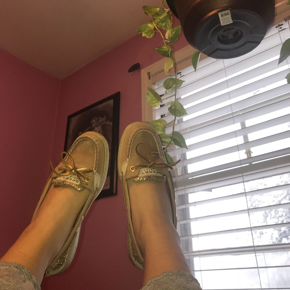 SPERRY TOP-SIDER WITH GOLD LINING✨✨✨